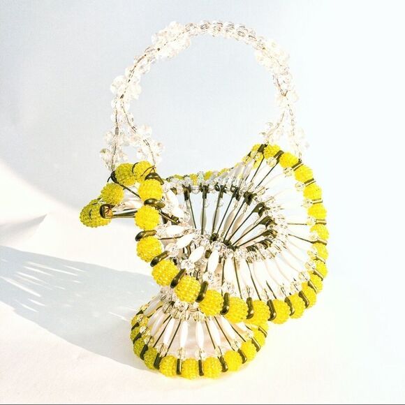 VTG MCM Safety Pin & Bead Basket - Picture 3 of 11